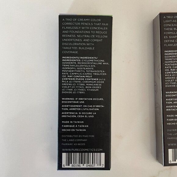 Pure Cosmetics Makeup Bundle Conceal Contour Correct Pencil Trio NEW - Picture 4 of 5